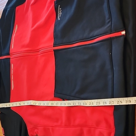 Cabela's Guidewear Men's Black and Red Hooded Jacket - Picture 10 of 14